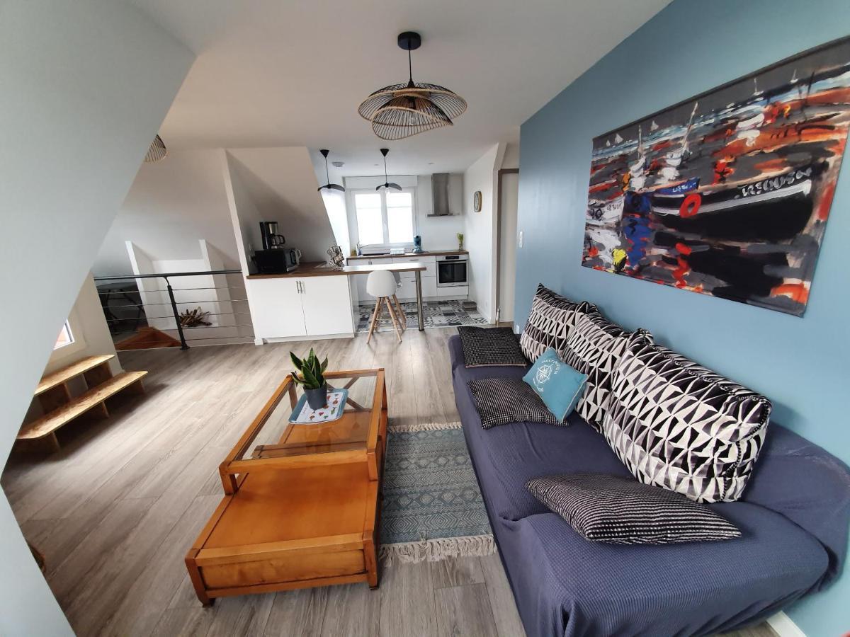 Ferienwohnung Au Bout De La Jetee Guilvinec Exterior foto